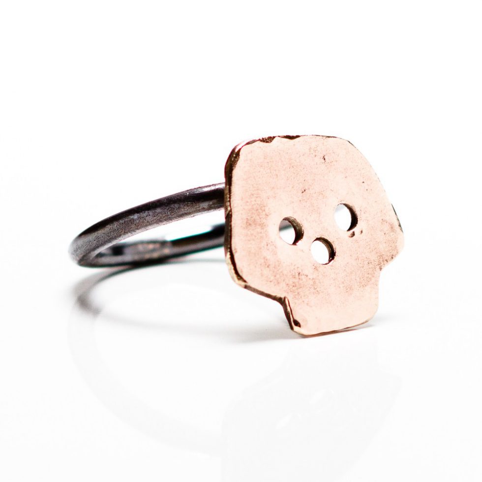 Gold Skull Ring