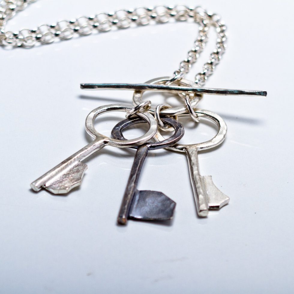Keepers One Black Key Necklace
