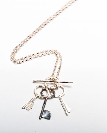 Keepers One Black Key Necklace