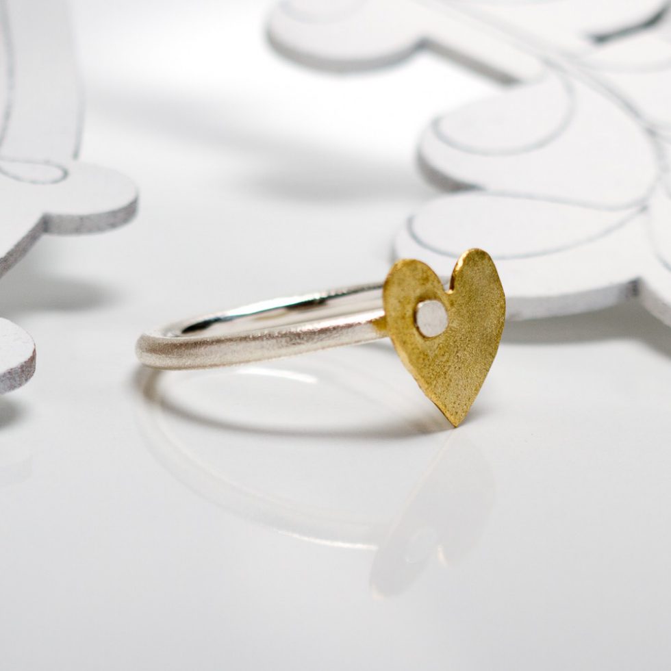 Keepers Small Gold Heart Ring