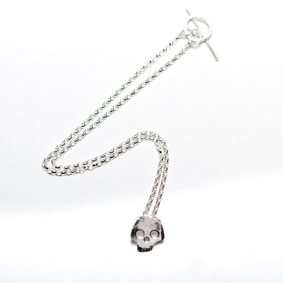 Silver Skull Necklace