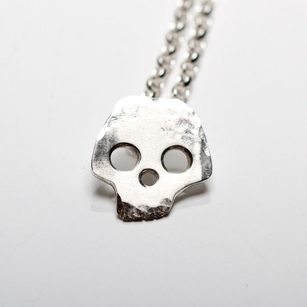 Silver Skull Necklace