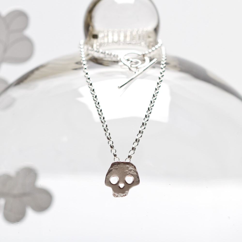 Silver Skull Necklace