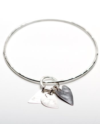 Good and Evil Heart bangle