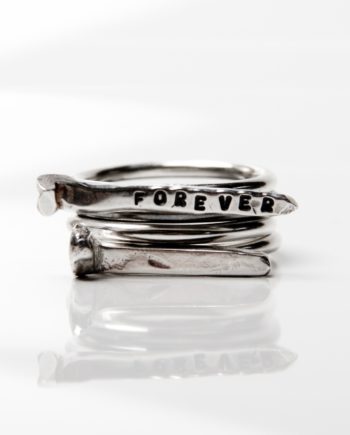 Love nail and I Stack Ring
