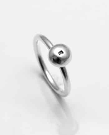 Pebble Letter Ring