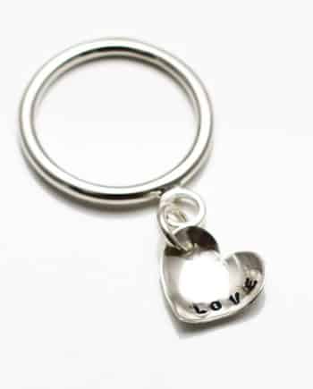 Floating Heart Ring