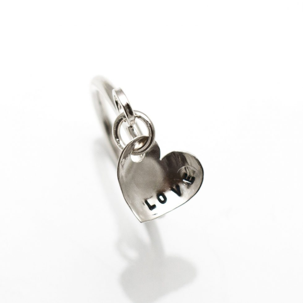 Floating Heart Ring