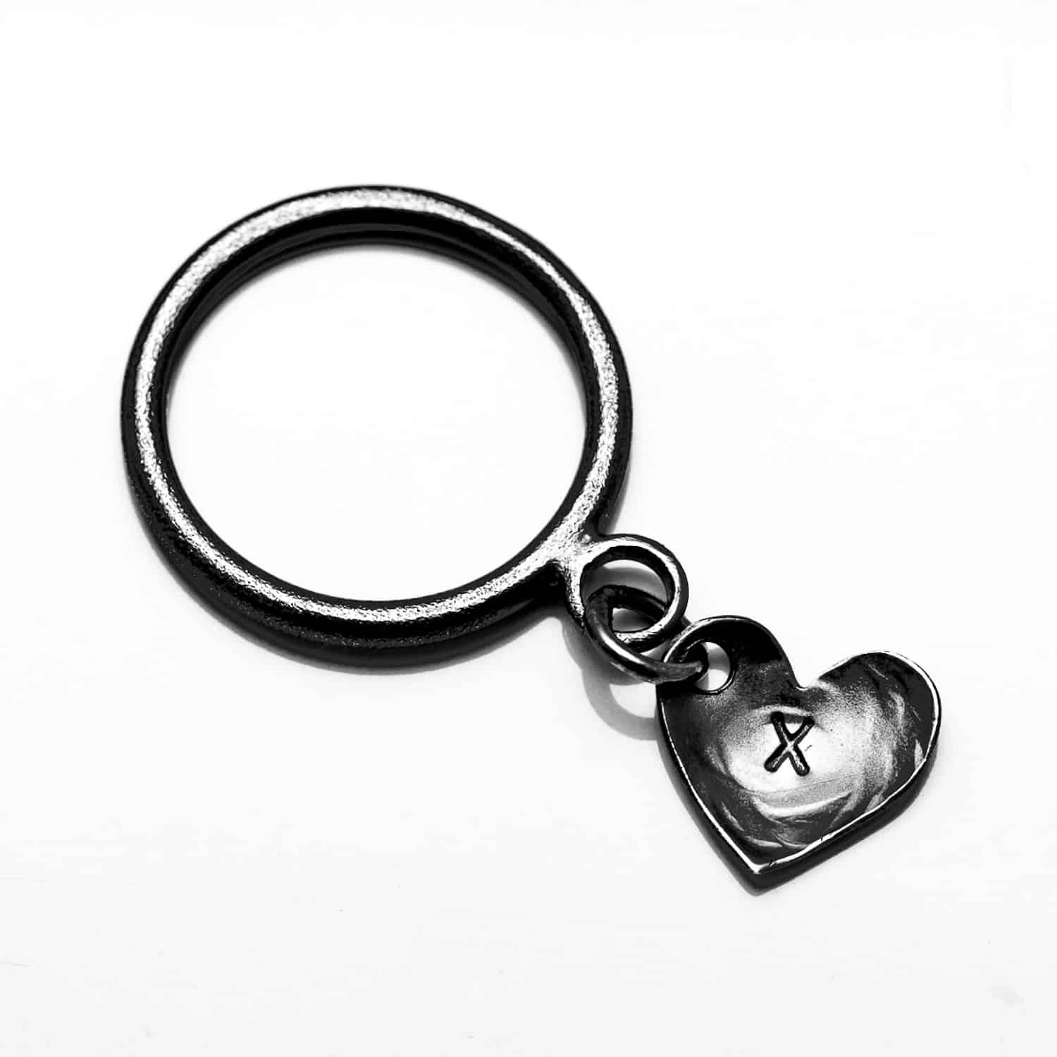 Black Heart Ring