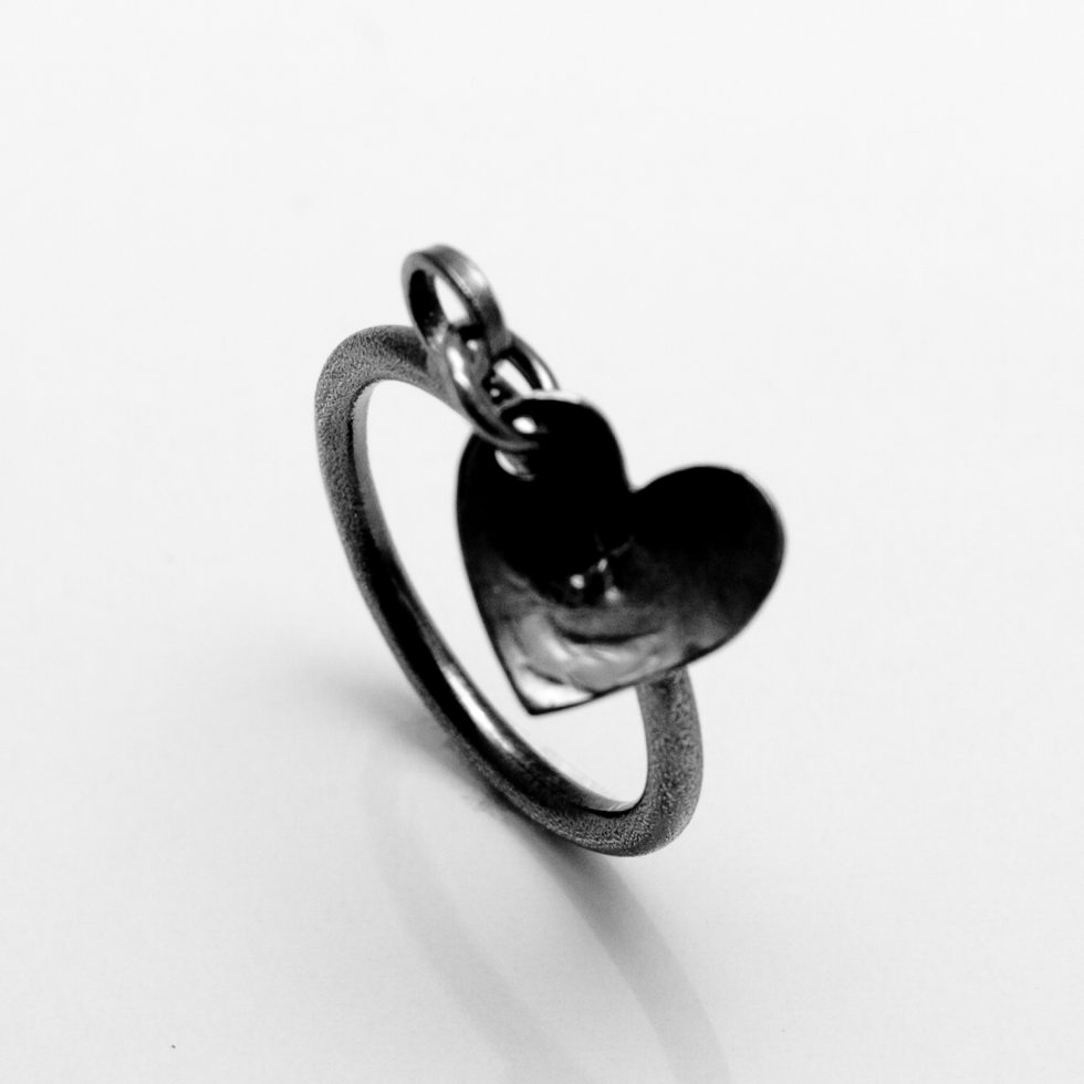 Black Heart Ring