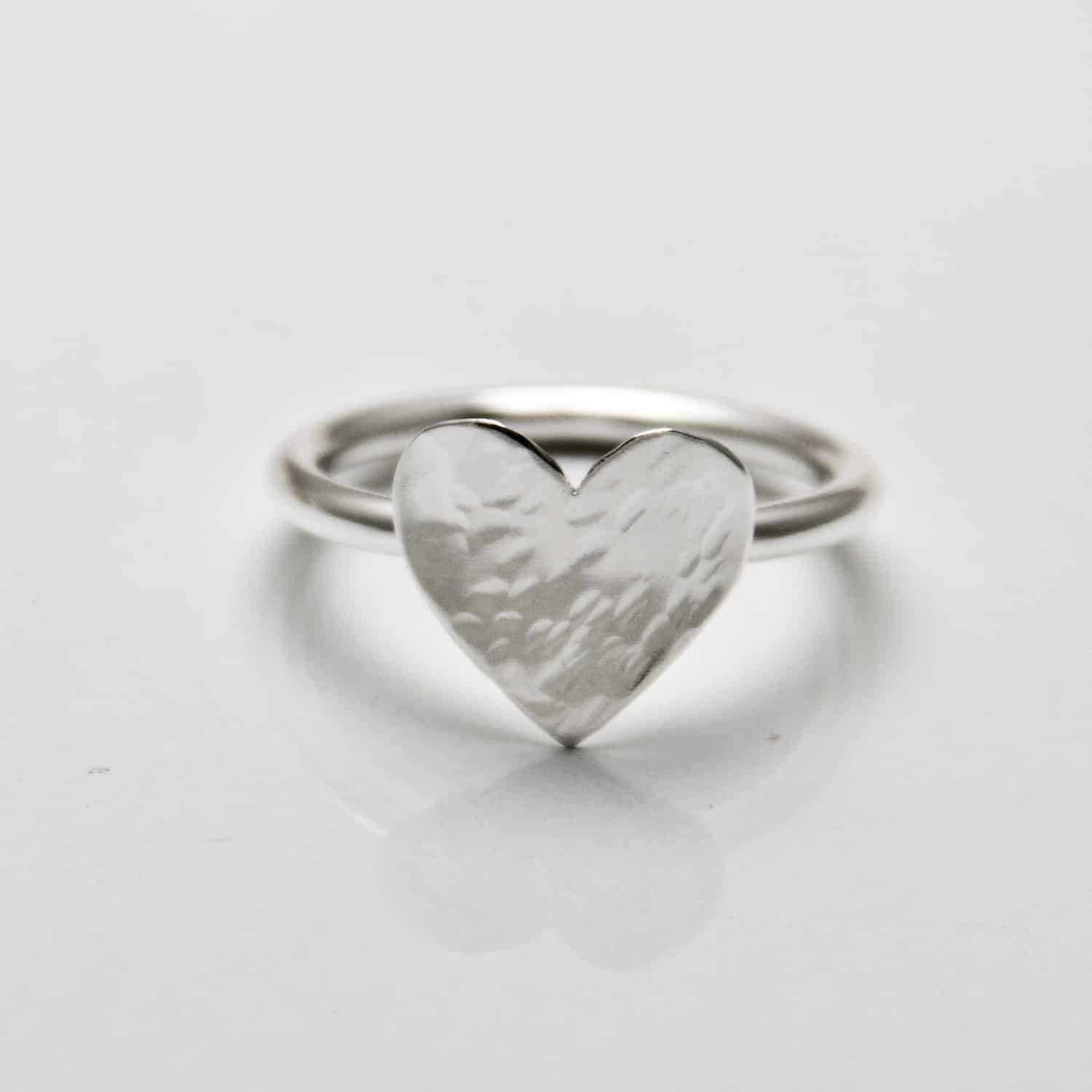 Solo Heart Stack Ring