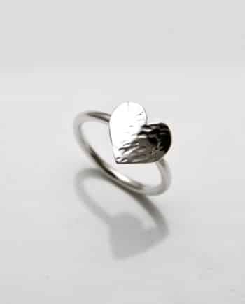 Solo Heart Stack Ring
