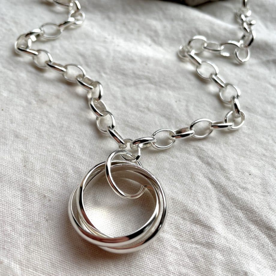 Russian Wedding Ring Necklace