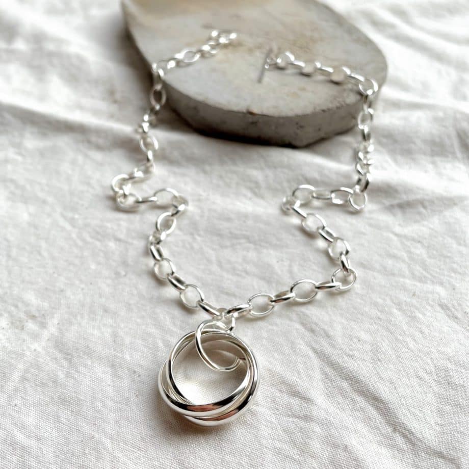 Russian Wedding Ring Necklace