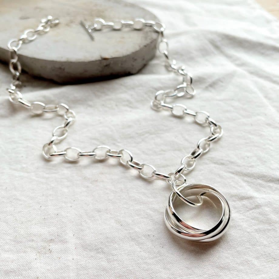 Russian Wedding Ring Necklace