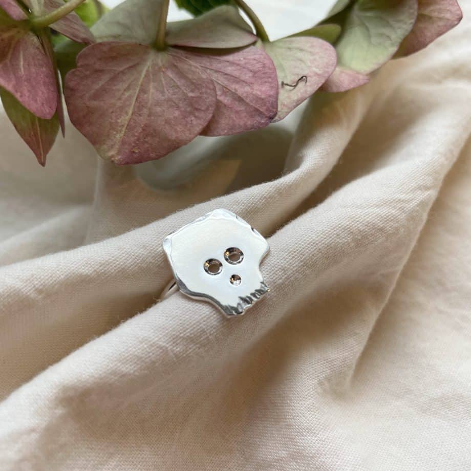 Silver Skull Ring