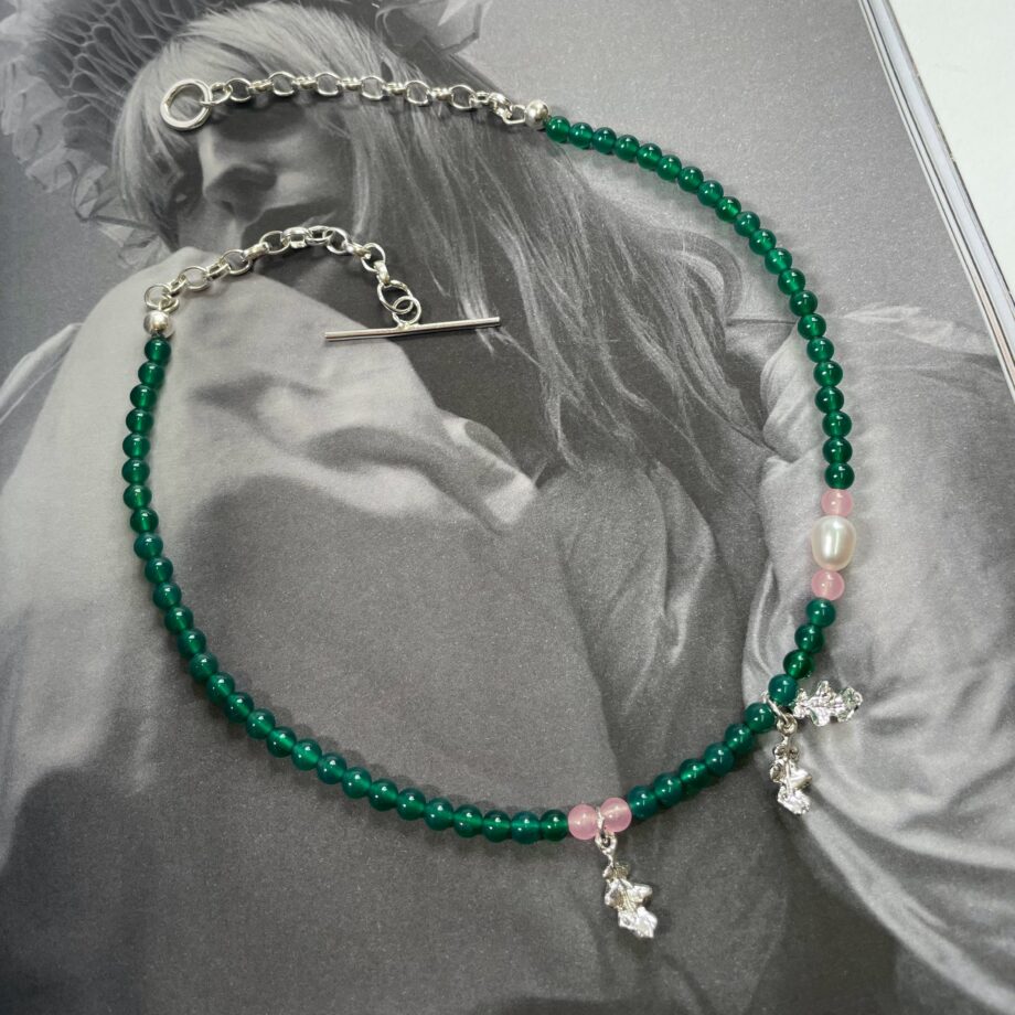 Tabi - Beaded Gemstone Choker