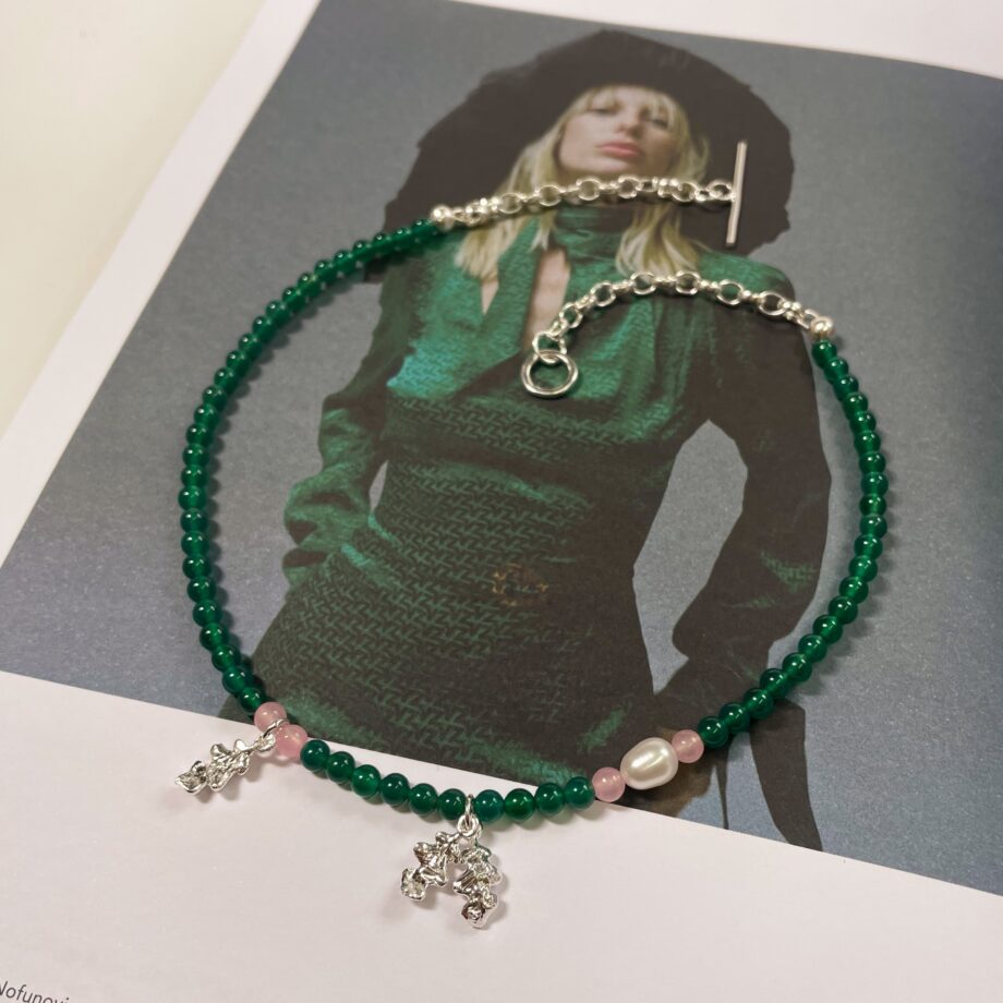 Tabi - Beaded Gemstone Choker