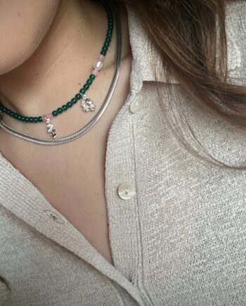 Tabi - Beaded Gemstone Choker