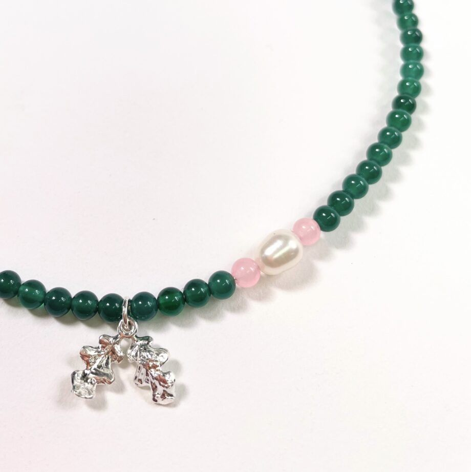 Tabi - Beaded Gemstone Choker