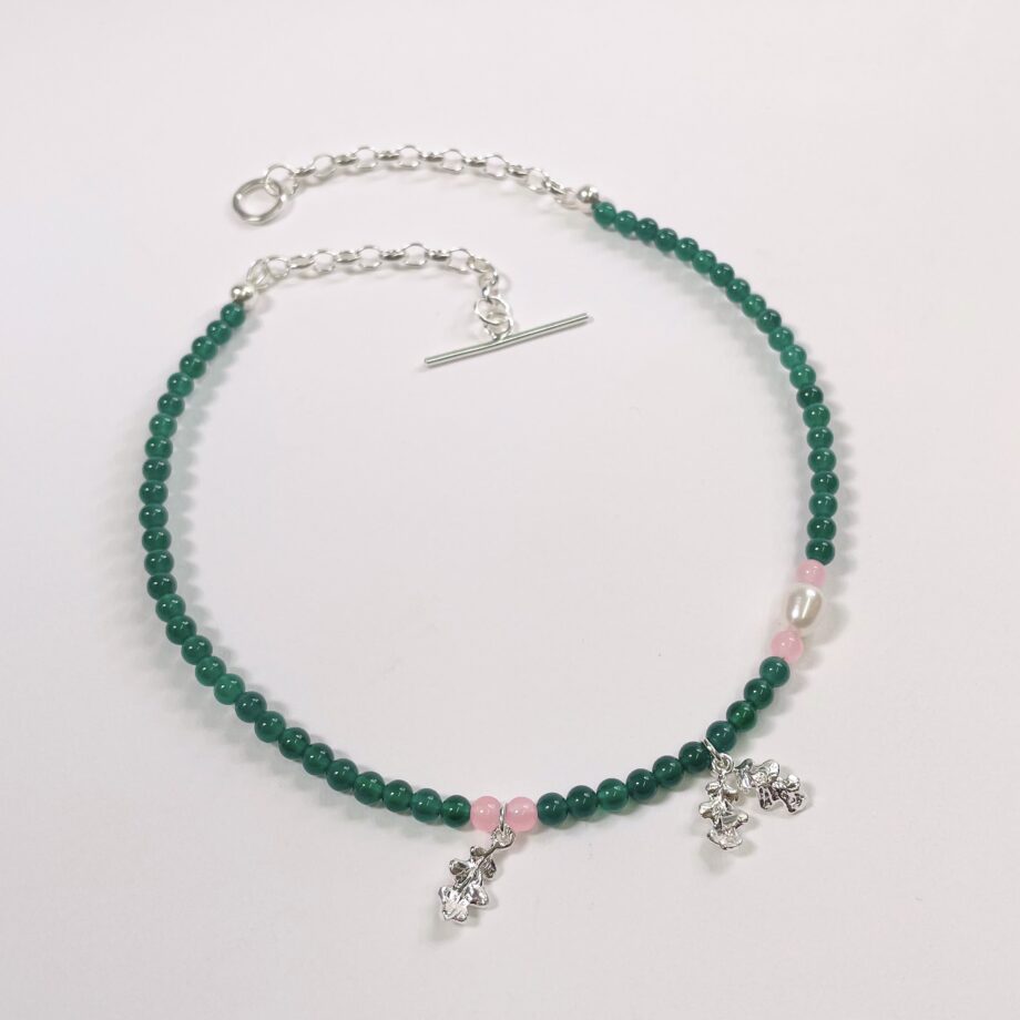 Tabi - Beaded Gemstone Choker
